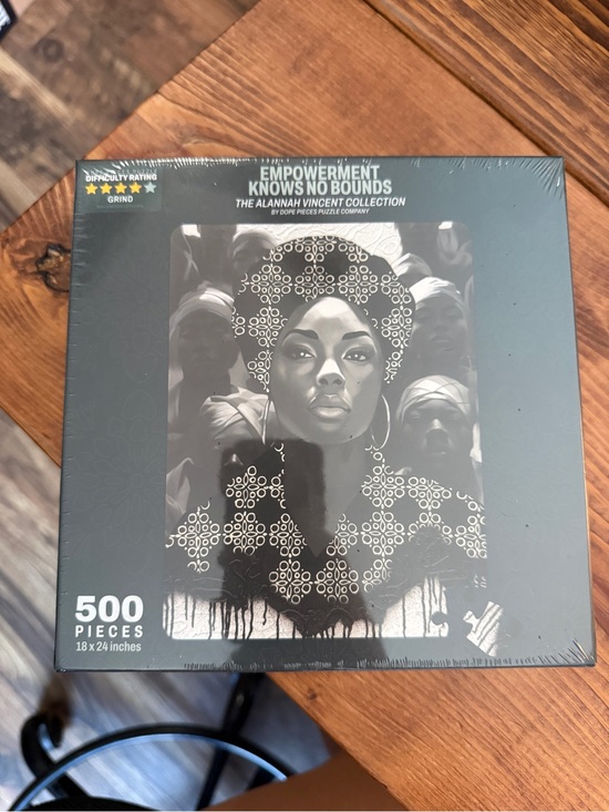 Other - Empowerment Knows No Bounds Black & Gray Jigsaw Puzzle - 500 Pieces